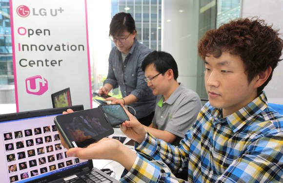 LG유플러스의 LTE 오픈이노베이션 센터 전경(사진 제공: LG유플러스)