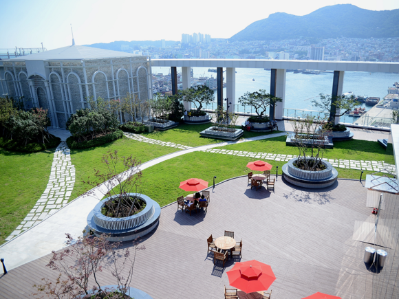 롯데백화점 광복점 옥상공원 전경. (사진제공=롯데백화점)