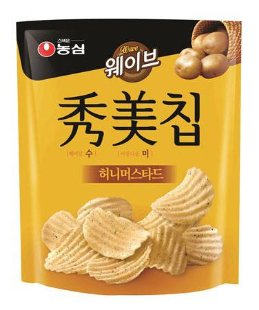 농심의 신제품 ‘수미칩 허니머스타드’(사진 제공: 농심)