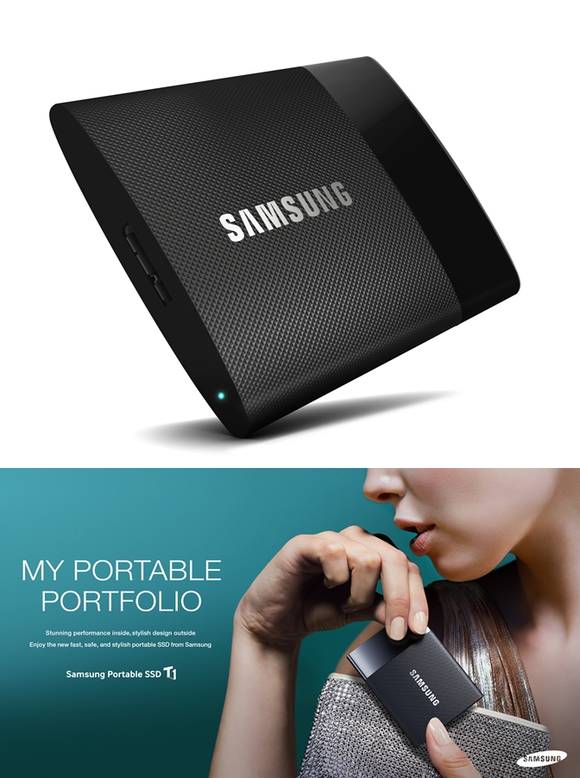 포터블 SSD ‘T1’(사진 제공: 삼성전자)