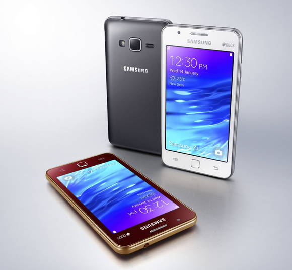 삼성전자의 타이젠 기반 최초 스마트폰 ‘삼성 Z1’(사진 제공: 삼성전자)