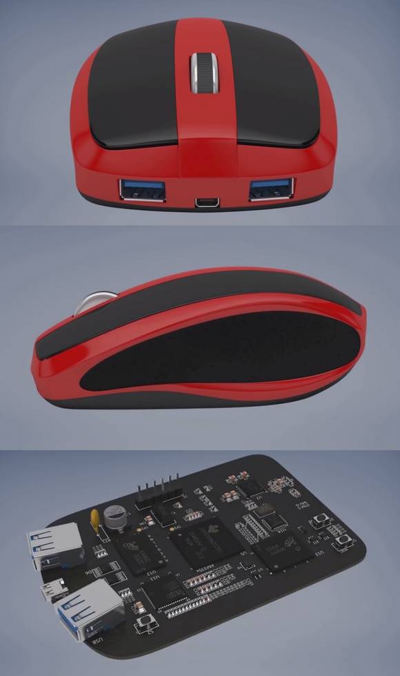 PC를 내장한 마우스 ‘마우스박스’(사진: 마우스박스)