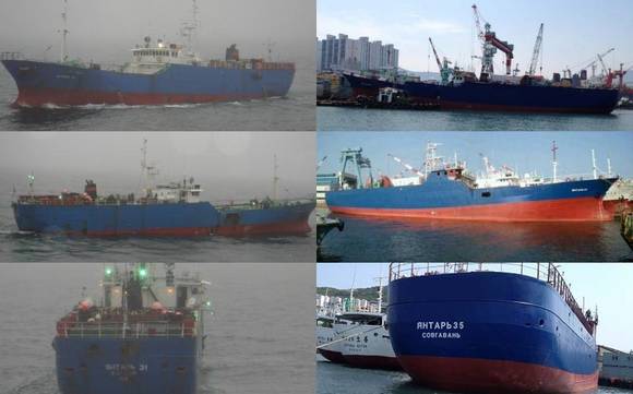 남극해양생물보존위원회(CCAMLR) 홈페이지에 소개된 Yantar 31호(왼쪽)와 35호(사진: CCAMLR)