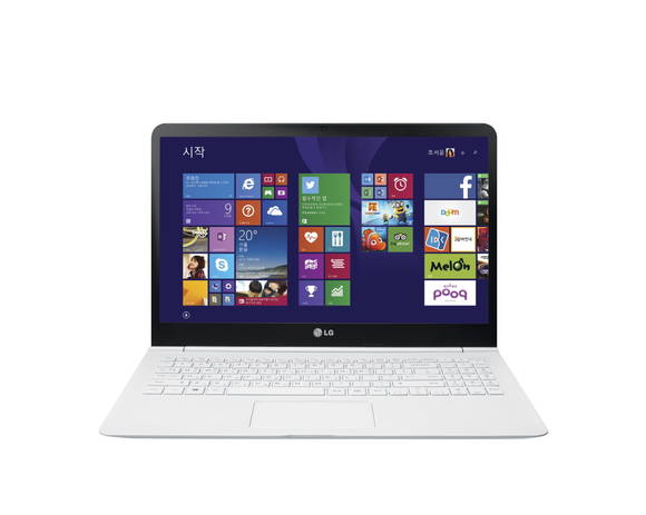 LG전자의 15.6인치 대화면 탑재 초경량 노트북 ‘그램 15’(사진 제공: LG전자)