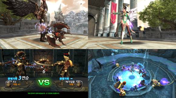 조현준, 구본호 등 재벌 3세 2인의 공동투자로 화제가 된 액션스퀘어의 ‘블레이드’ 게임 장면(사진: 액션스퀘어)