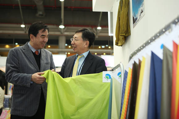 효성이 협력사와 대구 섬유박람회에 동반 참가했다(사진 제공: 효성)