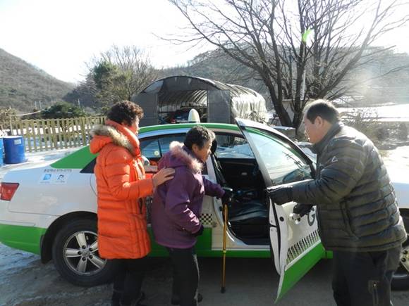 지난해 교통 편의 서비스 향상에 기여한 행복택시(사진=안성시 제공)