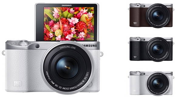 삼성전자의 신제품 미러리스 스마트카메라 NX500(사진 제공: 삼성전자)