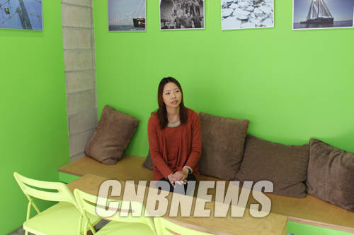 그린피스 동아시아 한국·대만 해양프로젝트 리더 애플 차우(사진: 허주열 기자)