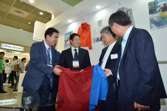 효성은 협력업체와 함께 글로벌 전시회에 공동 참가하고 있다(사진 제공: 효성)