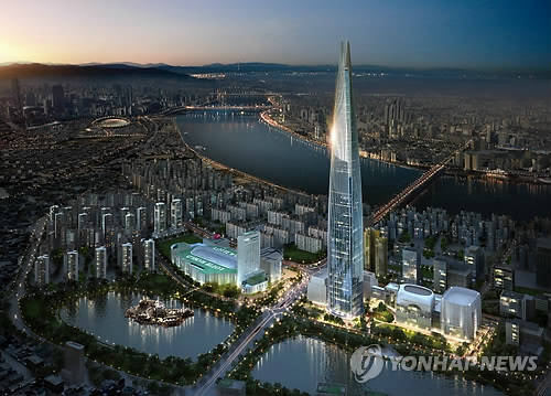 롯데월드타워 조감도(사진: 연합뉴스)