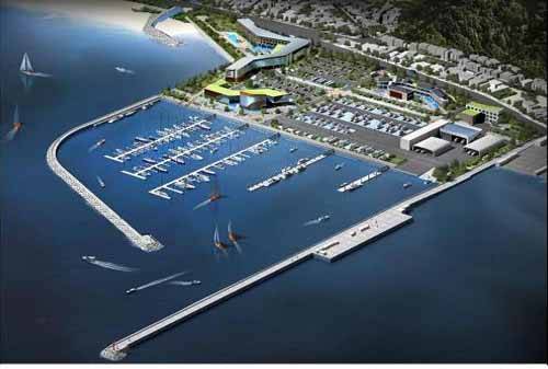 (사진제공=해수부) 울진 마리나항만 개발사업 조감도