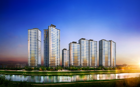 울산 ‘덕하 상남 골드클래스’ 투시도.