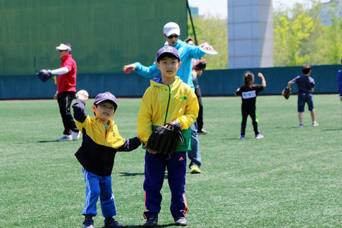 (사진제공=고양다이노스) 어린이날 사진