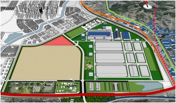 삼성전자 평택 반도체 단지 조감도(사진 제공: 삼성전자)