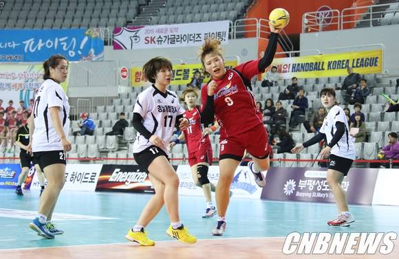 Wonderful 삼척 VS 경남개발공사 (사진=대한핸드볼협회)