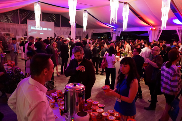 17일 저녁(현지시간) 프랑스 칸에서 열린 ‘한국영화의 밤’ 리셉션 전경. (사진제공=영진위)