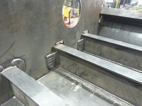 대우조선해양 옥포 조선소에서 제작한 고망간강 LNG저장 탱크의 모형. (사진제공=대우조선해양)