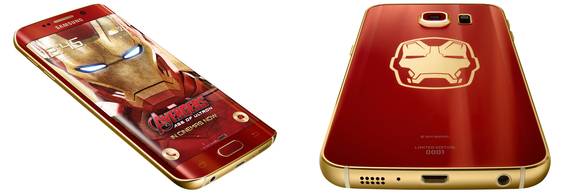 갤럭시S6엣지 아이언맨 에디션(사진 제공: 삼성전자)
