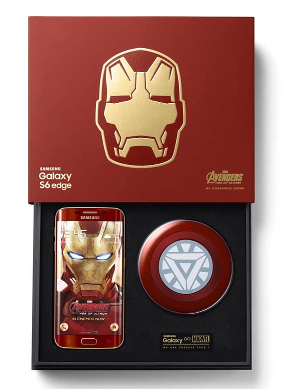‘갤럭시S6엣지 아이언맨 에디션’ 패지키 박스(사진 제공: 삼성전자)