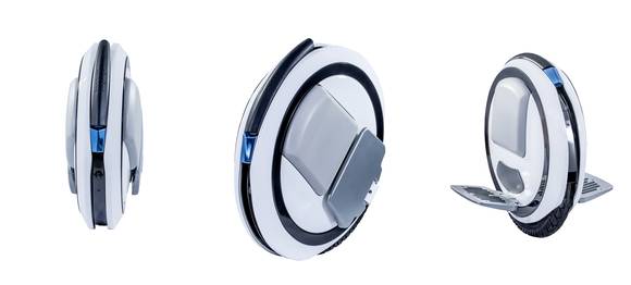 나인봇 원의 정·측면 사진과 페달을 펼친 모습(사진 제공: 스타플릿)