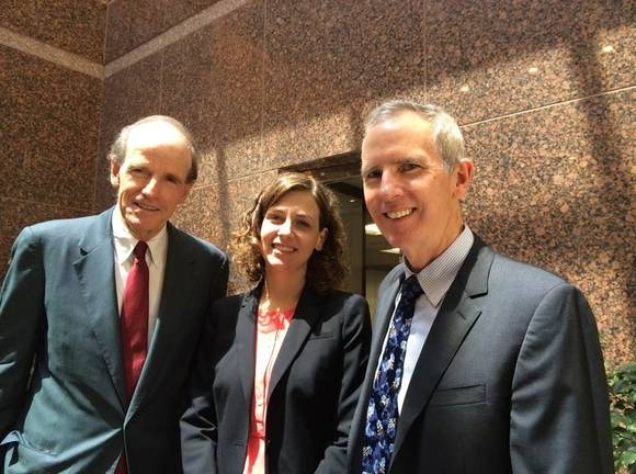 환경 변호사 로렌스 록펠러(왼쪽)와 ‘시닉 허드슨’ 대표 네드 설리번(오른쪽)(사진: 시닉 허드슨)