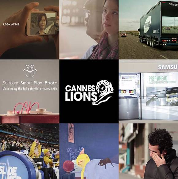 삼성전자의 ‘칸 라이언즈 2015’ 수상작들(사진 제공: 삼성전자)