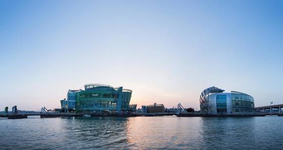 세빛섬의 야경(사진 제공: 효성)