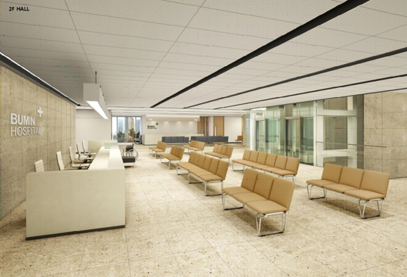 해운대부민병원 내부 조감도.