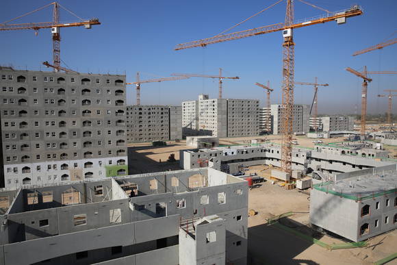 이라크 비스마야 신도시 건설 현장(사진 제공: 한화건설)