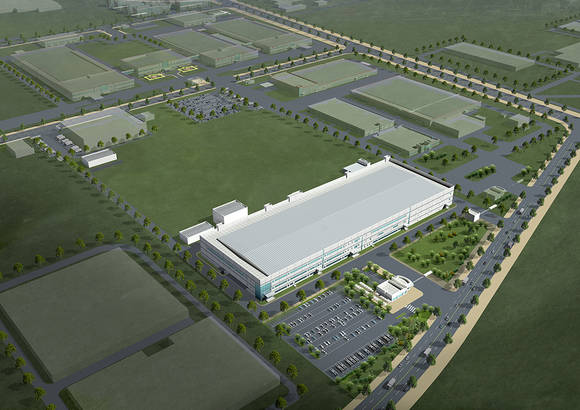 난징 전기차 배터리 공장 조감도.(사진제공=LG화학)