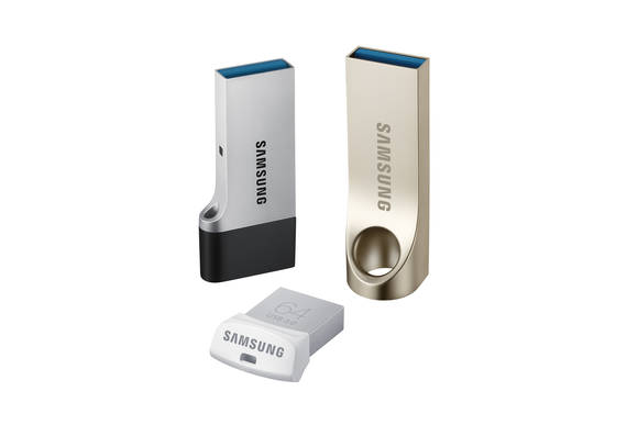 삼성전자의 ‘프리미엄 UFD’ 3개 모델들.(사진제공=삼성전자)