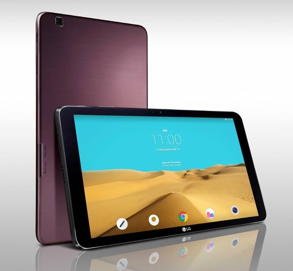 LG전자의 프리미엄 태블릿 ‘지패드2 10.1’. (사진제공=LG전자)