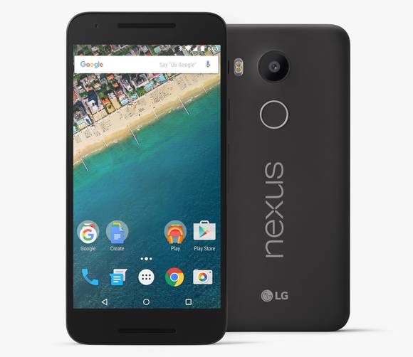 LG전자와 구글이 선보인 ‘넥서스5X(Nexus 5X)’. (사진제공=LG전자)
