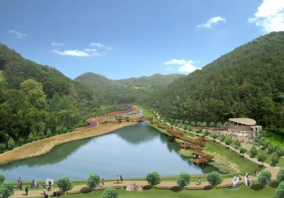 시화문화마을 각화저수지 경관사업 조감도(사진=북구)