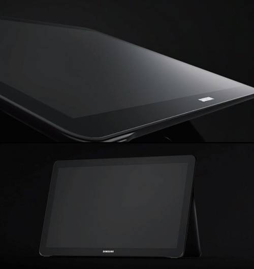 ‘티저 영상’을 통해 공개된 ‘갤럭시 뷰’의 외형. (사진=삼성전자)