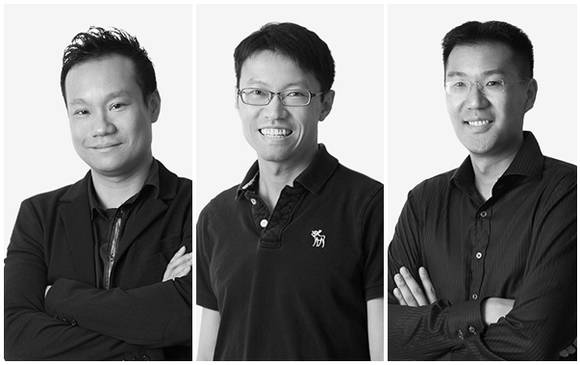 리믹스 OS를 만든 자이드의 구글 출신 창업자 3인. (왼쪽부터) 제레미 차우, 벤 루크, 데이빗 코. (사진=자이드)
