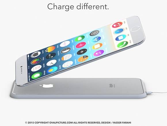 아이폰7 무선 충전에 대한 컨셉 이미지. (사진=야세르 파라히)