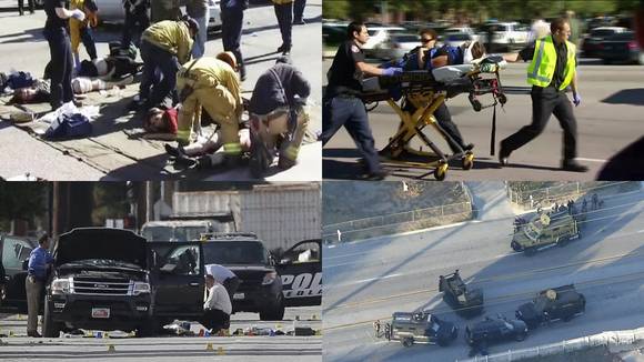 샌 버나디노 테러사건의 현장 모습. (사진=인터넷)