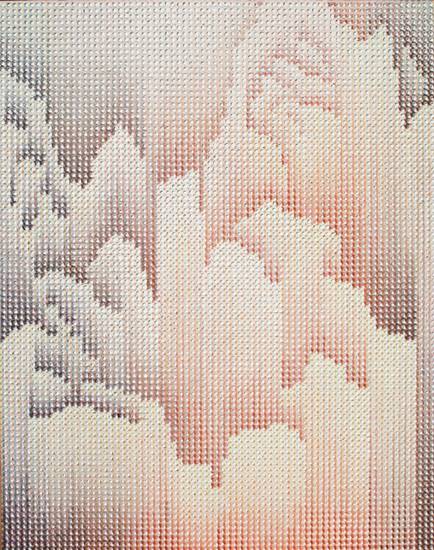 Building Forest 15_19 165x130cm Mixed Media on Hanji 2015