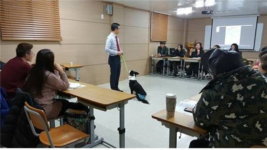 한국반려동물관리협회, 반려동물관리사 교육 장면(사진= 한국반려동물관리협회)