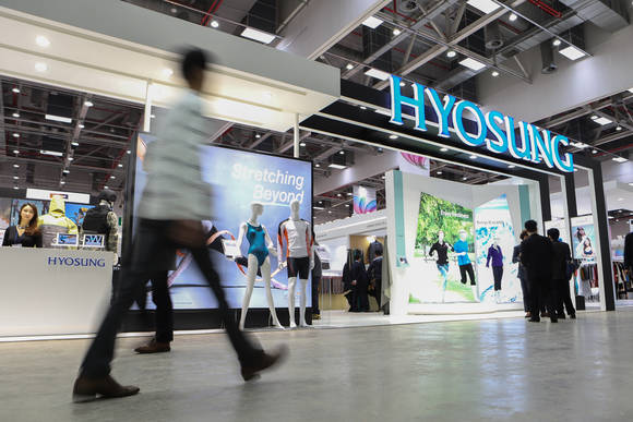 2016 PID(대구국제섬유박람회) 효성부스 전경. (사진제공=효성)