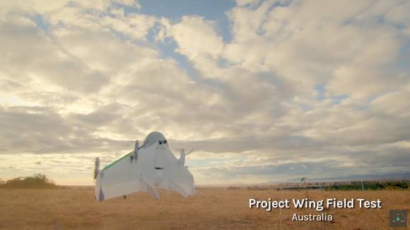 물류배송용 드론 프로젝트 윙(Wing). (사진=구글)