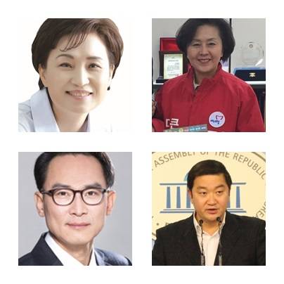 고양정 더불어민주당 김현미 후보(현 국회의원)와 새누리당 김영선 예비후보, 조대원 예비후보, 이상동 예비후보