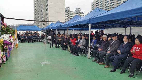 고양갑 손범규 후보 개소식에 참석한 내빈들(사진= 손범규 사무소)