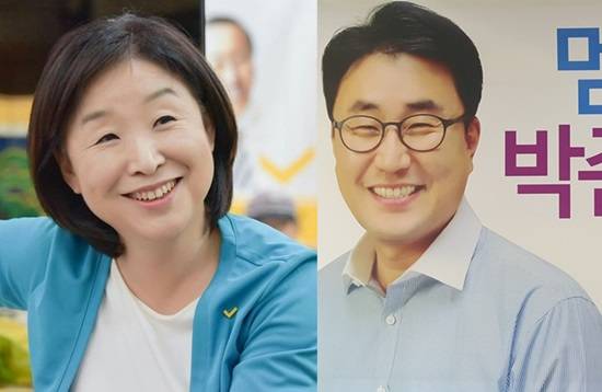 고양시갑 정의당 심상정 후보와 더불어민주당 박준 후보