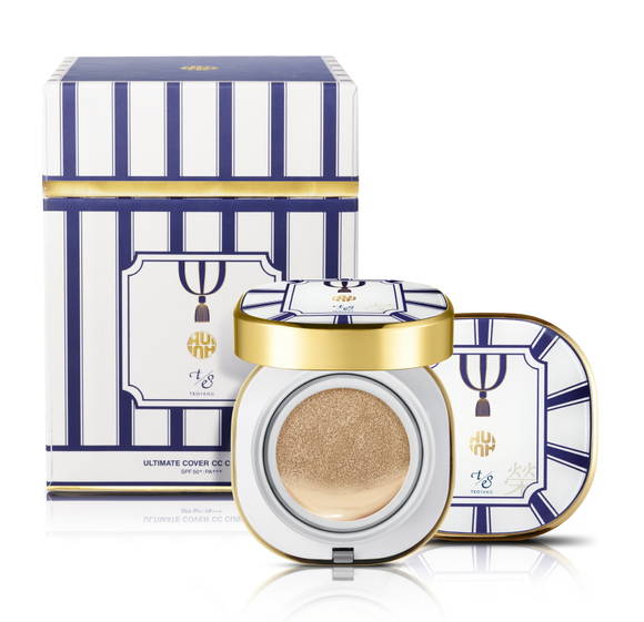 LG생활건강의 ‘오휘 X 양태오 트리플 스트라이프 에디션 얼티밋 커버 CC쿠션’. (사진제공=LG그룹)