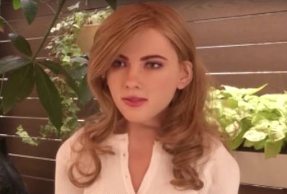 ‘스칼렛 요한슨’을 쏙빼닮은 ‘마크 1’. (사진=유튜브 캡처)