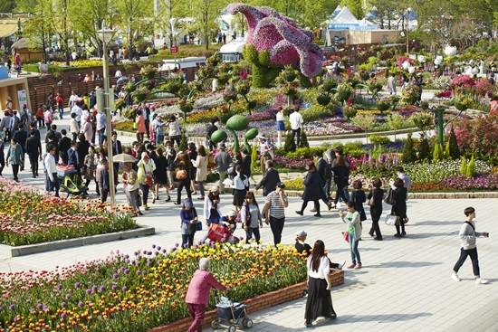 고양국제꽃박람회 개장 3일만에 12만명 돌파(사진= 고양국제꽃박람회)