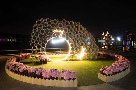 2016고양국제꽃박람회 야간개장 모습(사진= 고양시)